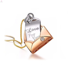 Medaillon Silber Hersteller Halskette für Mama mit Schreiben